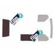 Kit film solaire Volkswagen Transporter T4 (4) Utilitaire 4 portes (1990 - 2003) 1 vitre fixe et hayon