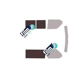 Kit film solaire Volkswagen Transporter T4 (4) Utilitaire 4/5/6 portes (1990 - 2003) 1 vitre fixe à droite et 1 vitre coulissante à gauche