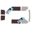 Kit film solaire Volkswagen Transporter T4 (4) Utilitaire 5/6 portes (1990 - 2003) 2 vitres fixes et 2 portes arrières