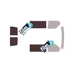 Kit film solaire Volkswagen Transporter T4 (4) Utilitaire 5/6 portes (1990 - 2003) 2 vitres fixes et 2 portes arrières