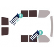 Kit film solaire Volkswagen Transporter T4 (4) Utilitaire 5/6 portes (1990 - 2003) 2 vitres coulissantes et 2 portes arrières