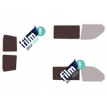 Kit film solaire Volkswagen Transporter T5 (5) Utilitaire 4/5 portes (2003 - 2015) 1 porte latérale, 2 vitres fixes et 2 portes arrières