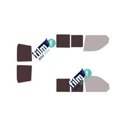 Kit film solaire Volkswagen Transporter T5 (5) Utilitaire 6 portes (2003 - 2015) 2 portes latérales, 2 vitres coulissantes et 2 portes arrières