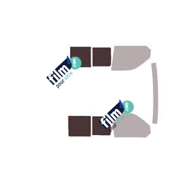 Kit film solaire Volkswagen Transporter T6 (6) Utilitaire 4/5 portes (depuis 2015) 1 porte latérale et 2 vitres coulissantes