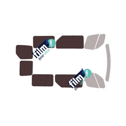 Kit film solaire Renault Master (3) L1 6 portes (depuis 2010) 2 portes latérales avec vitres fixes