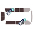 Kit film solaire Volkswagen Transporter T4 (4) Long 5/6 portes (1990 - 2003) 1 vitre fixe à droite, 1 vitre coulissante à gauche et 2 portes arrières