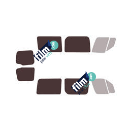 Kit film solaire Volkswagen Crafter (1) COMPACT 5 portes (2006 - 2017) 1 porte latérale et vitres fixes