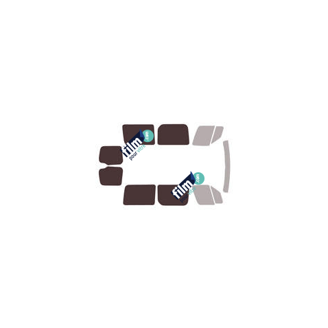 Kit film solaire Volkswagen Crafter (1) Compact 6 portes (2006 - 2017) 2 portes latérales et vitres fixes