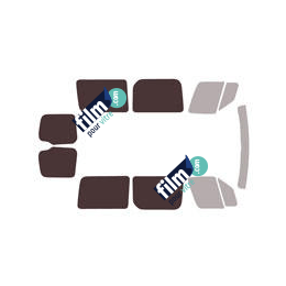 Kit film solaire Volkswagen Crafter (1) Compact 6 portes (2006 - 2017) 2 portes latérales et vitres fixes