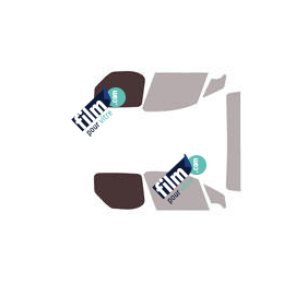 Kit film solaire Peugeot Partner (2) Utilitaire 3/4 portes (2008 - 2018) sans porte latérale, 2 vitres latérales