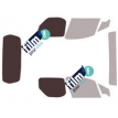 Kit film solaire Peugeot Partner (2) Utilitaire 3 portes (2008 - 2018) sans porte latérale, 2 vitres latérales et hayon