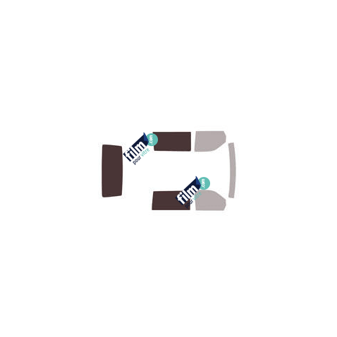 Kit film solaire Mercedes-Benz Vito (1) Utilitaire 4 portes (1996 - 2003) 1 porte latérale, 2 vitres fixes et hayon