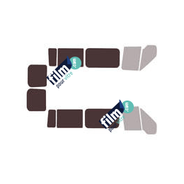 Kit film solaire Ford Transit (4) Court 6 portes (2000 - 2013) vitres fixes 2 portes latérales et 2 portes arrieres