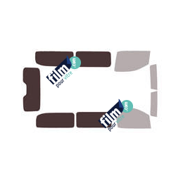 Kit film solaire Peugeot Expert (3) Long 4/5 p portes (depuis 2016) 2 portes latérales, vitres fixes et hayon fixe