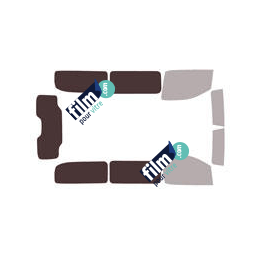 Kit film solaire Peugeot Expert (3) Long 4/5 p portes (depuis 2016) 2 portes latérales, vitres fixes et hayon ouvrant