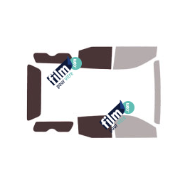 Kit film solaire Renault Alaskan (1) Hard Top 5 portes (depuis 2017) vitres latérales hard top en 1 fois