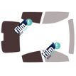 Kit film solaire Toyota Yaris (3) Berline 4 portes (2011 - 2020)