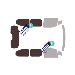 Kit film solaire Peugeot Rifter (1) Long 4-5 portes (depuis 2018) vitres fixes, hayon ouvrant