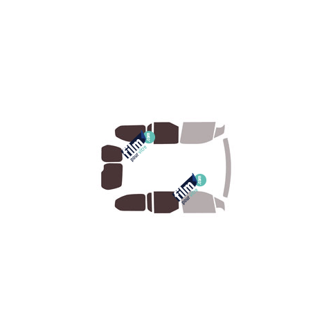 Kit film solaire Opel Combo (C) Long 5-6 portes (depuis 2018) vitres decendantes, 2 portes arriere