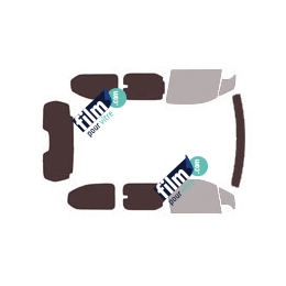 Kit film solaire Toyota ProAce City (1) Long 4-5 portes (depuis 2018) vitres entrebaillantes, hayon ouvrant