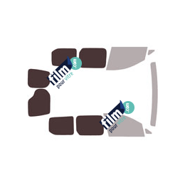 Kit film solaire Volkswagen Caddy (5) 6 portes (depuis 2020) 2 portes arrieres