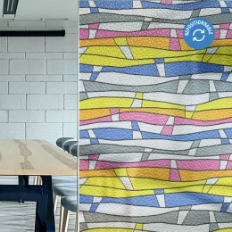 Film décoratif électrostatique arc en ciel