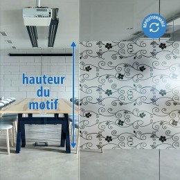 Film dépoli électrostatique inspiration baroque