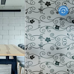 Film dépoli électrostatique inspiration baroque