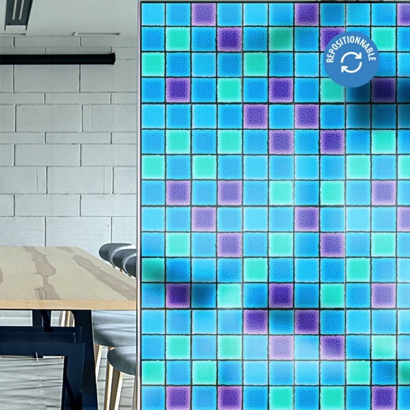 Stickers Fenêtre Noël Lutin Dans Rose Électrostatique I Réutilisable