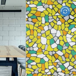 Film électrostatique effet mosaïque