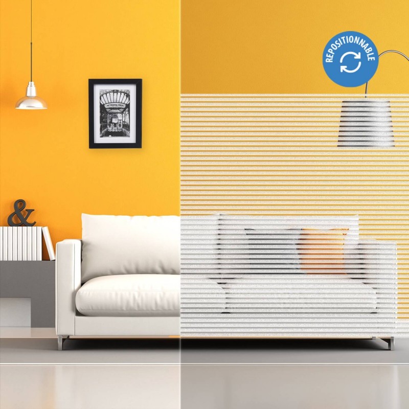 Film électrostatique à bandes dépolies 10-5 mm