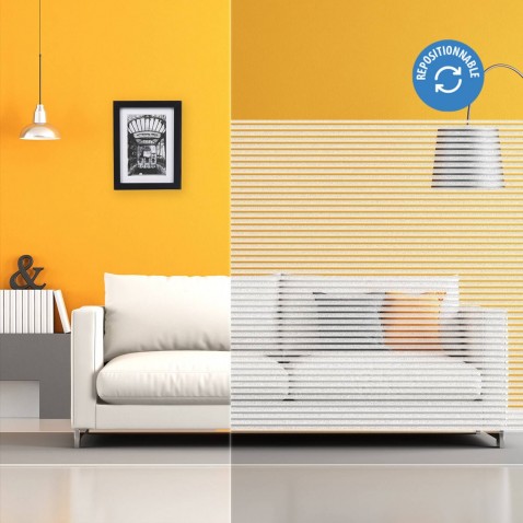 Film électrostatique à bandes dépolies 10-5 mm