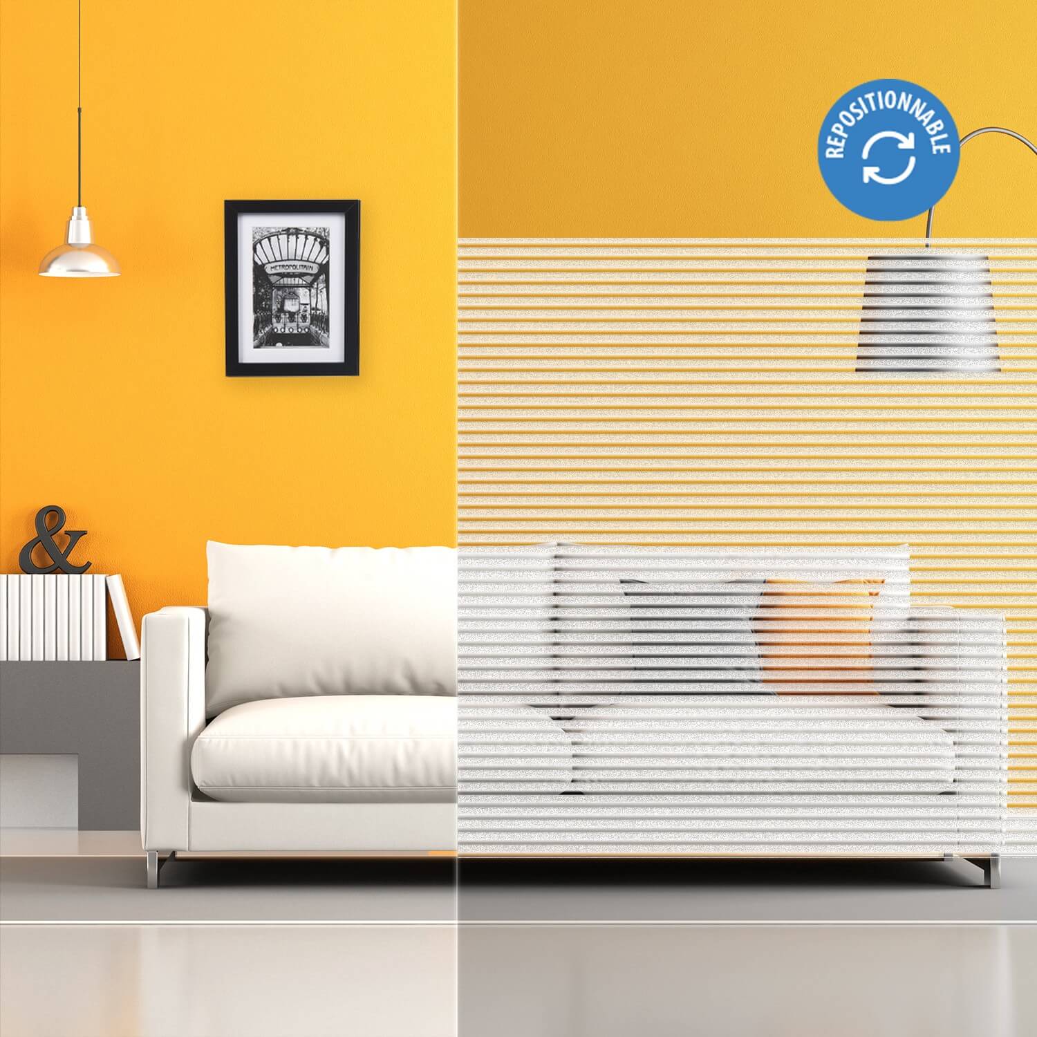 Bandes dépolies 10 - 5 mm