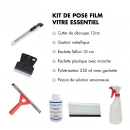 Kit Covering Outils de Film de Fenêtre de Voiture de Vinyle,Raclette pour  Pose Adhesif,avec