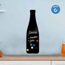 Sticker ardoise bouteille de vin