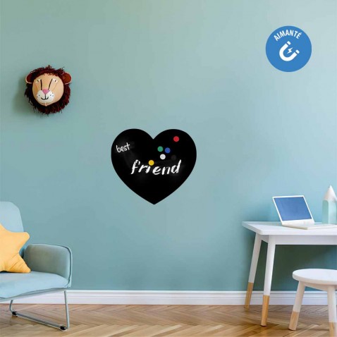 Sticker ardoise cœur