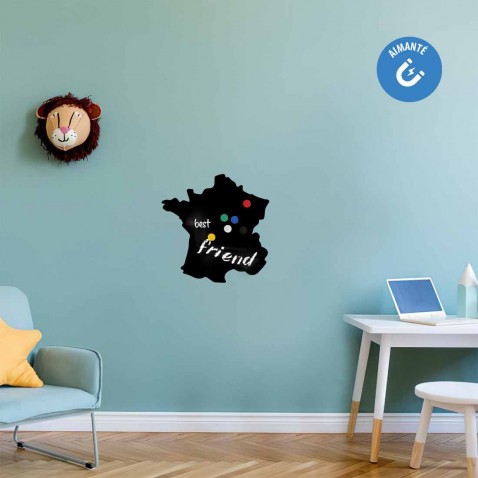 Sticker ardoise carte de France