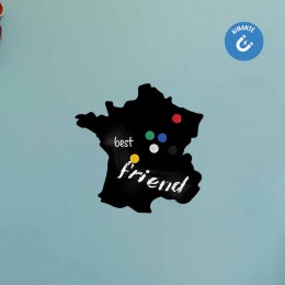 Sticker ardoise carte de France