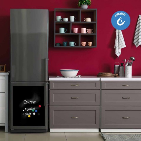 Sticker ardoise pour frigo partie basse