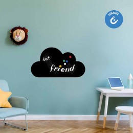 Sticker mural nuage ardoise pour chambre de bébé