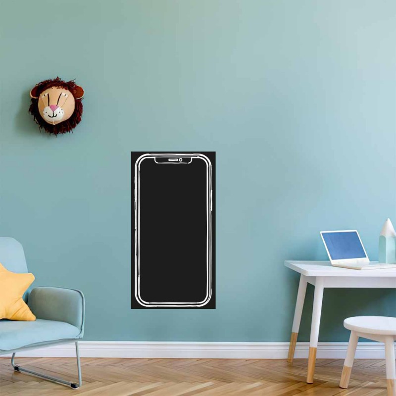 Sticker ardoise smartphone