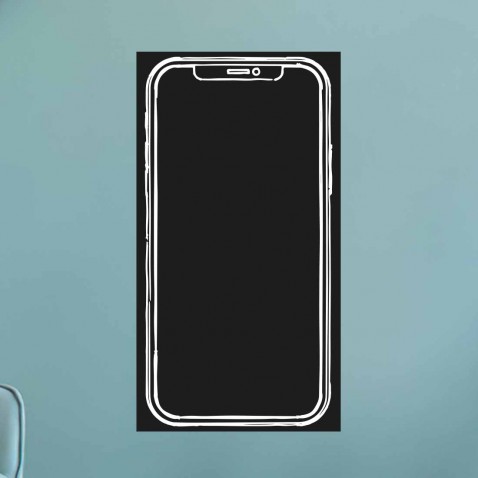 Sticker ardoise smartphone