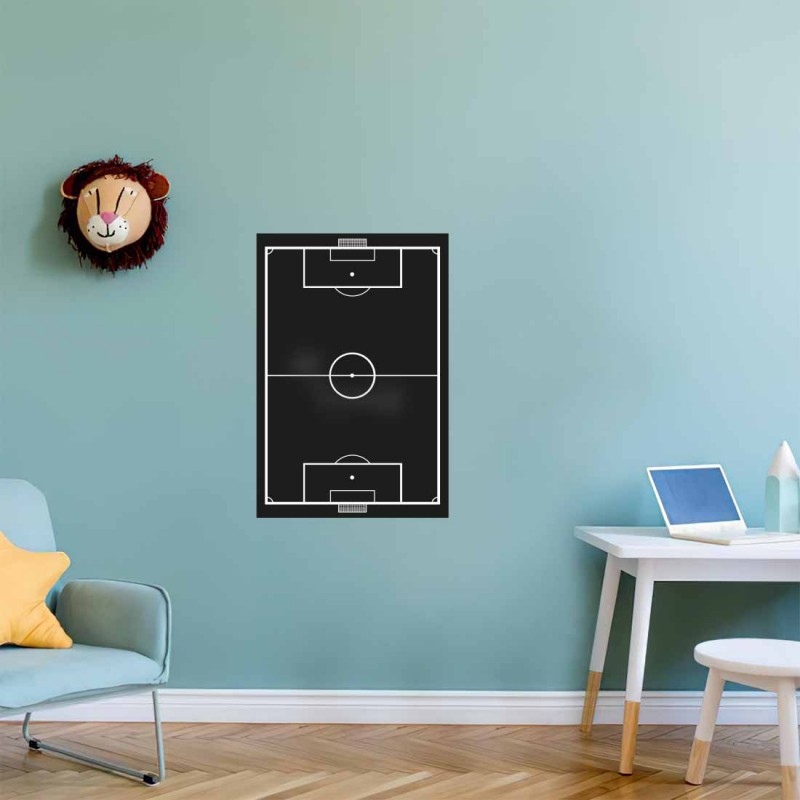 Sticker ardoise terrain de foot