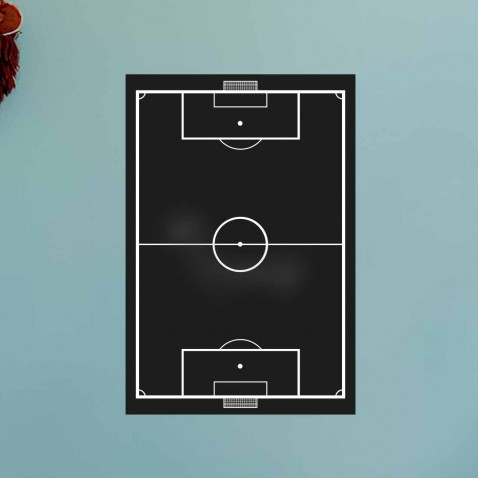 Sticker ardoise terrain de foot