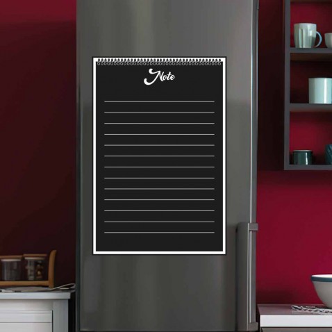 Sticker ardoise carnet de note