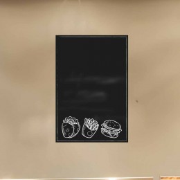 Sticker ardoise hamburger