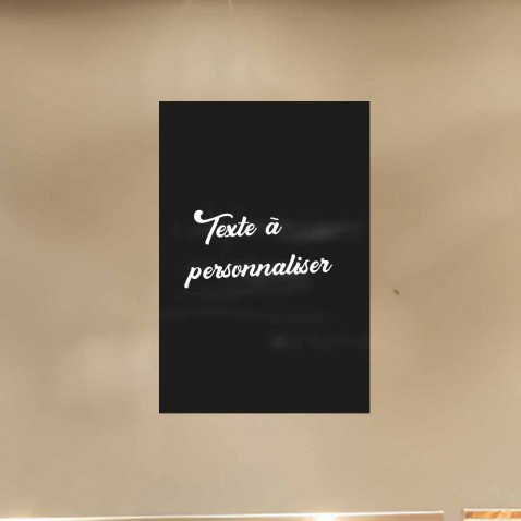 Sticker ardoise texte personnalisé