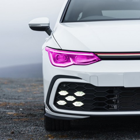 Film pour phare rose framboise