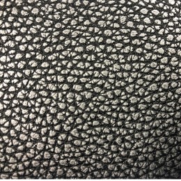 Rouleau adhésif effet cuir martelé noir et argent