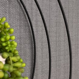 Vinyle adhésif effet tissu nid d'abeille gris